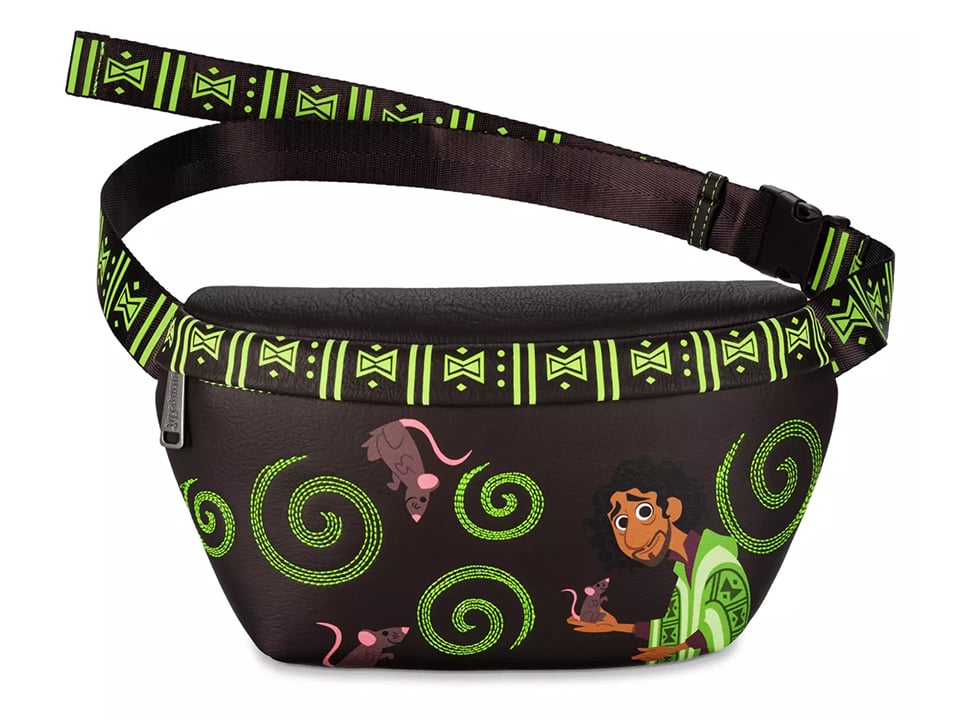 dark bag with bruno and mouse character