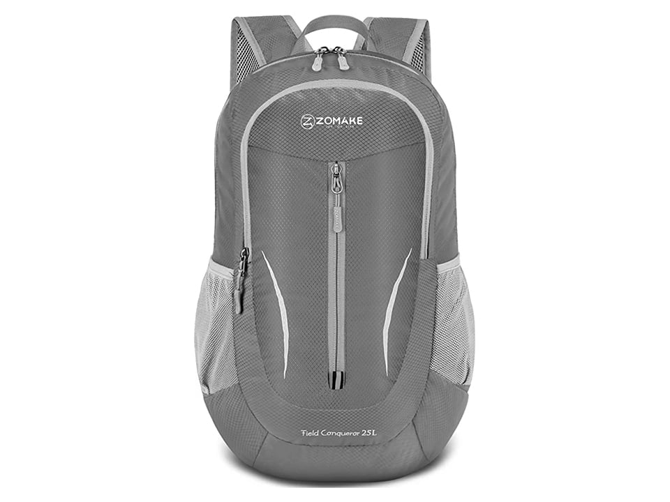 lightweight zomake backpack in gray