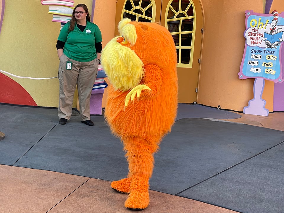 lorax character at universal
