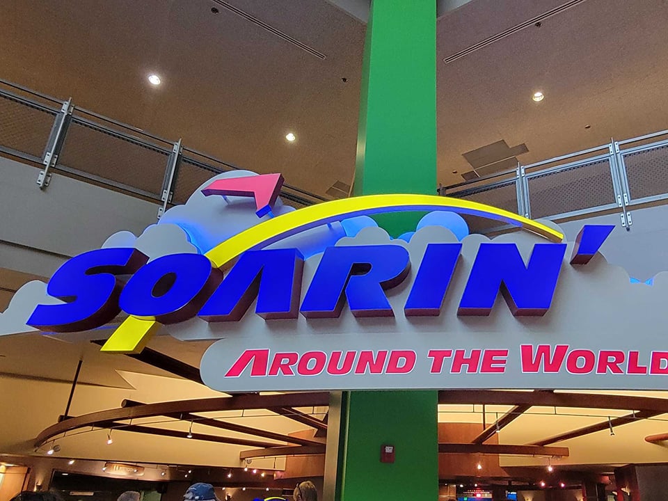 Ride entrance for Soarin Around the World