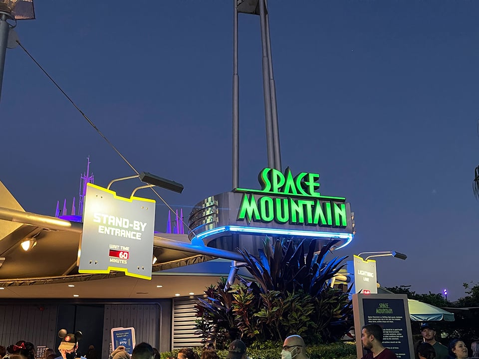 Space Mountain Magic Kingdom