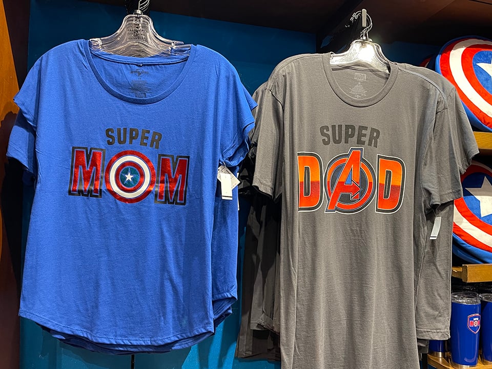 super mom and super dad tees