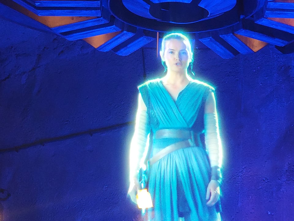 Rey at Rise of the Resistance