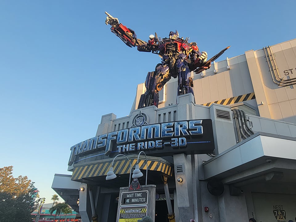 Transformers the ride