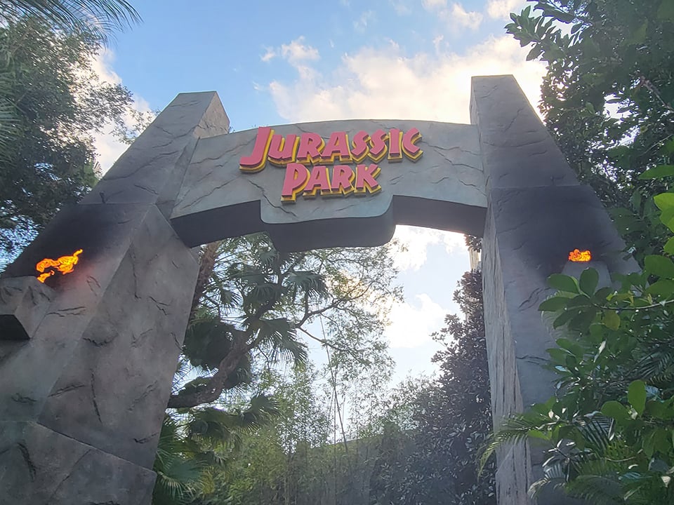 Universal's Jurassic Park Entrance