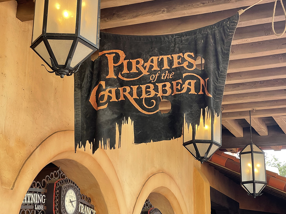 Pirates of the Caribbean Signage