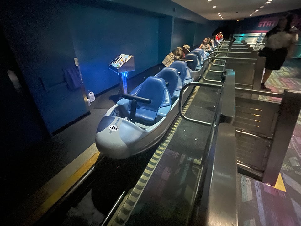 Space Mountain Cars Interior