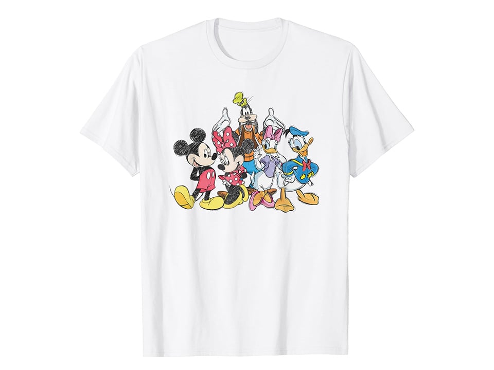 disney shirt with classic characters