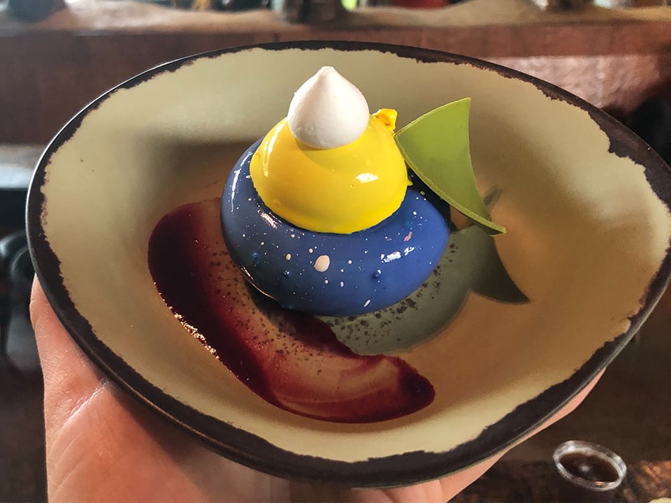 Blueberry Cream Cheese Mousse