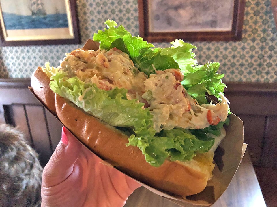 a lobster roll