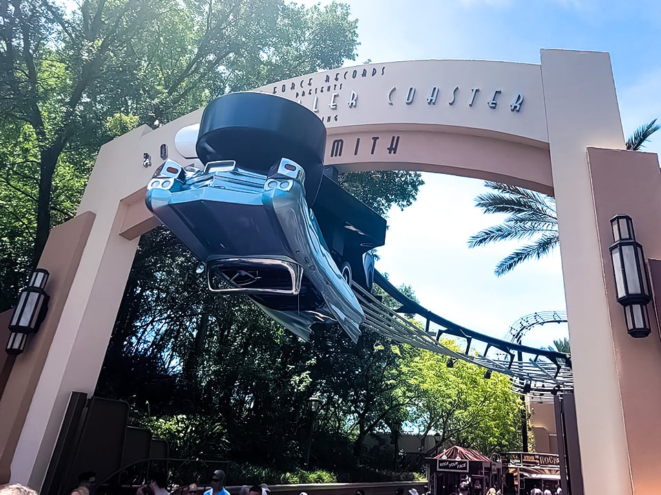 rockin roller coaster at Hollywood Studios