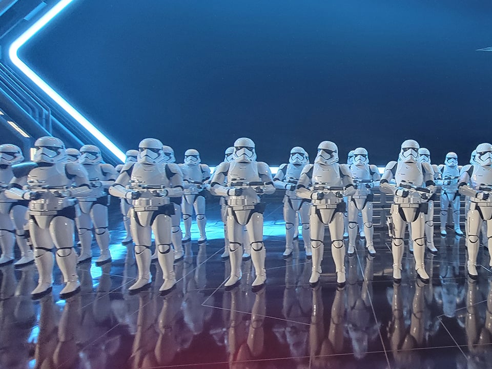 Rise of the Resistance Storm Troopers Hollywood Studios Orlando