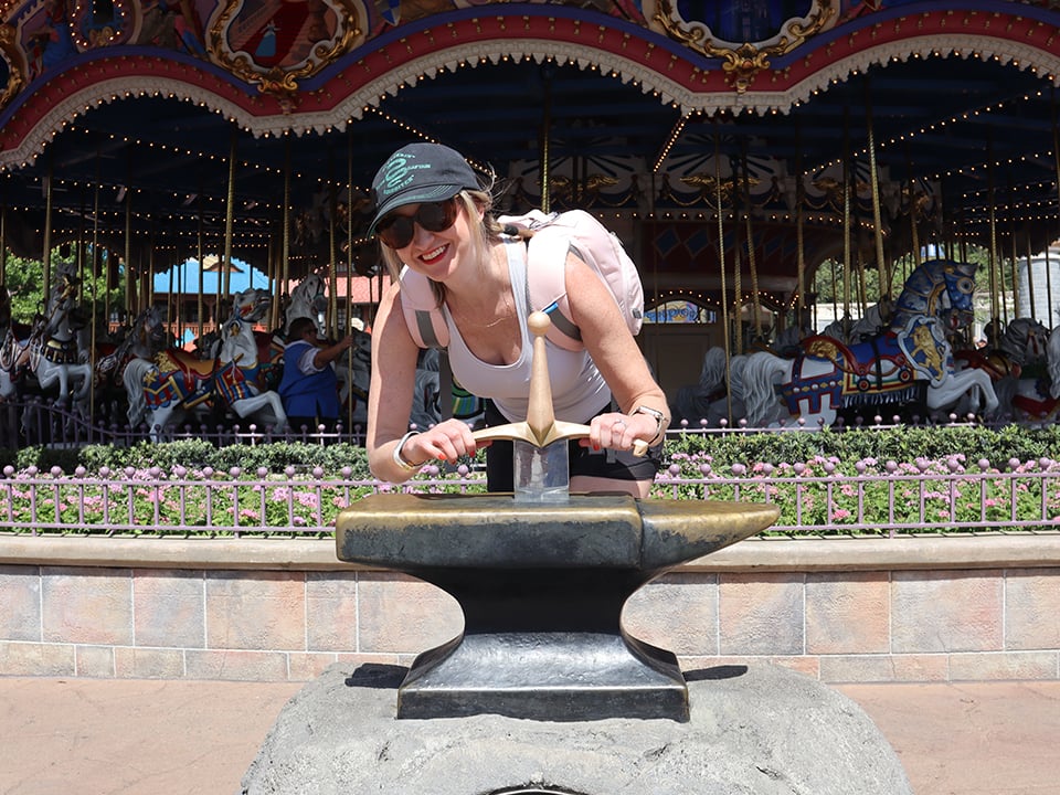 A Guest Attempts to Remove the Sword From the Stone
