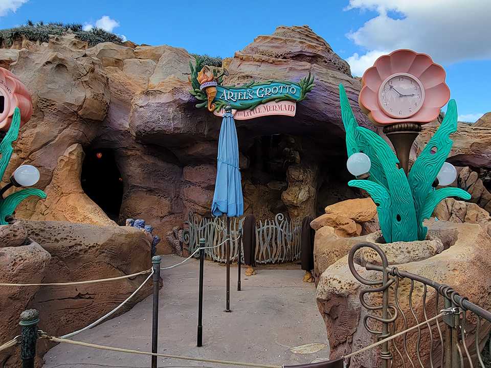 Ariel's Grotto in the Magic Kingdom