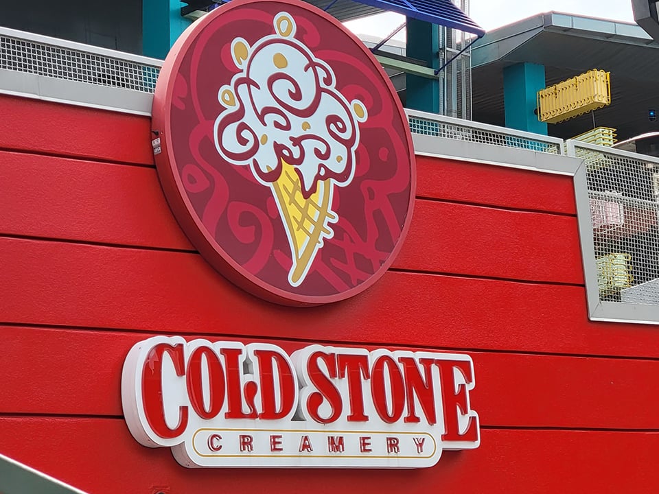 Cold Stone Creamery CityWalk Sign