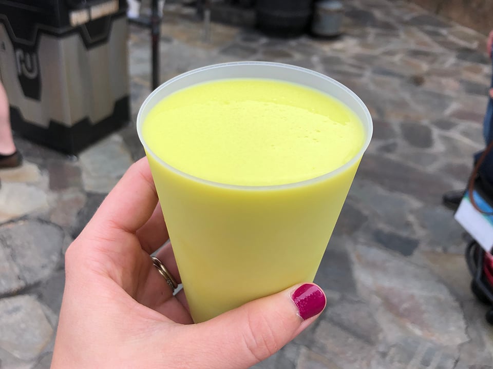 Green Milk at the Milk Stand Hollywood Studios