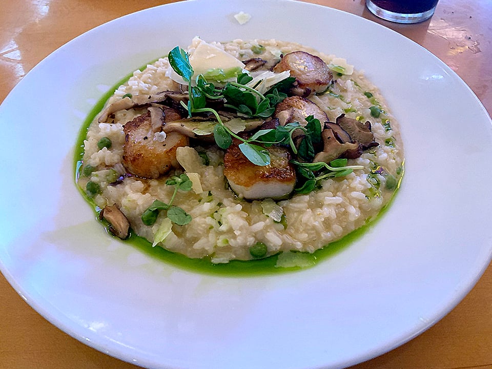 Scallop and Barley Risotto at Mythos, Universal Islands of Adventure