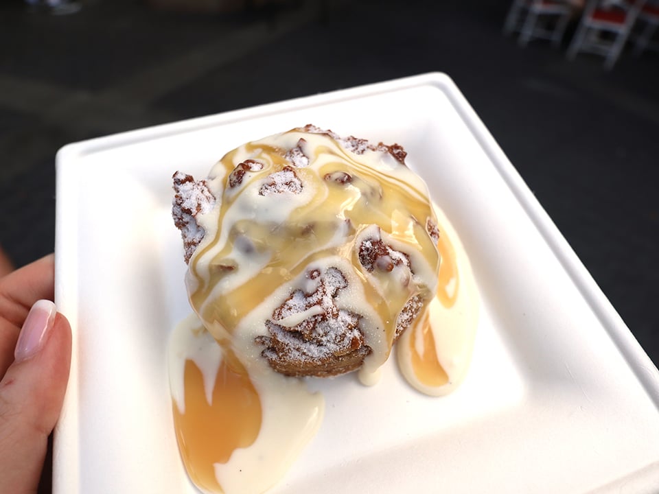 Sommerfest at EPCOT's Pretzel Bread Pudding