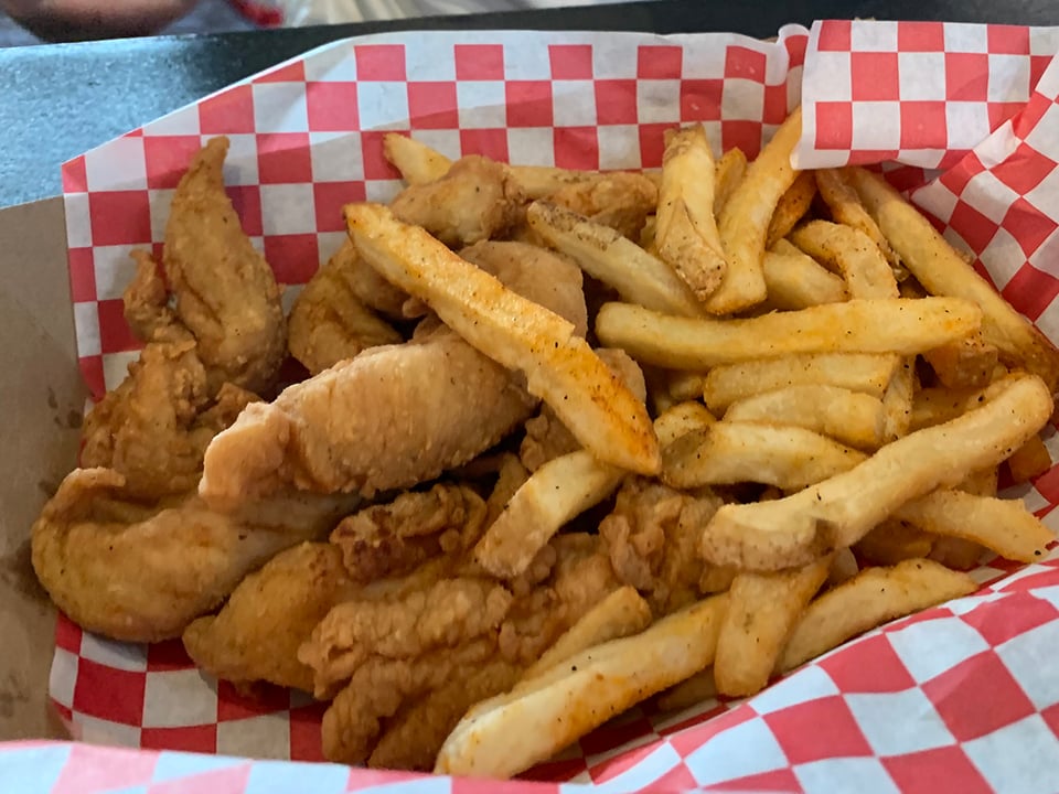 SeaWorld Chicken and Fries