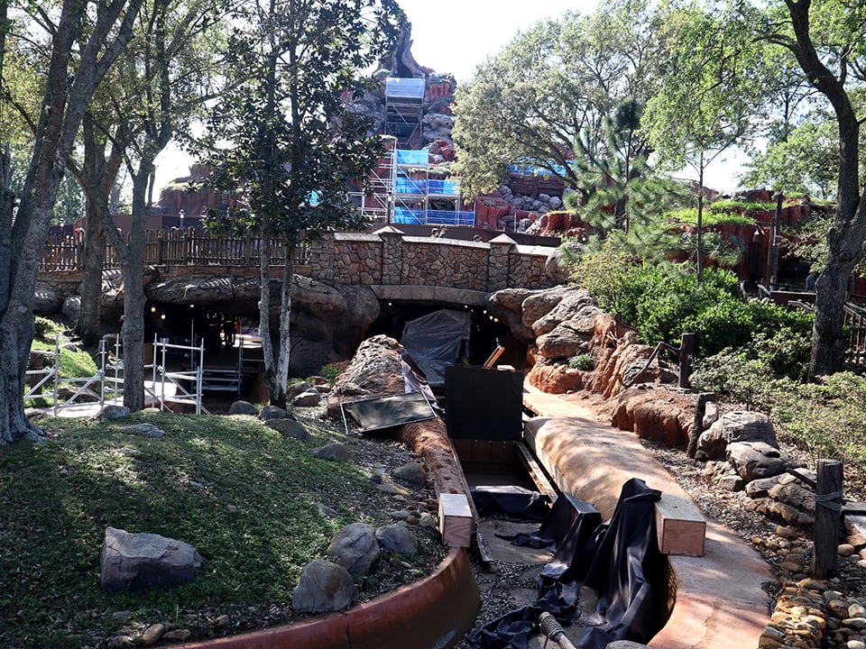 Tiana's Bayou Construction Area