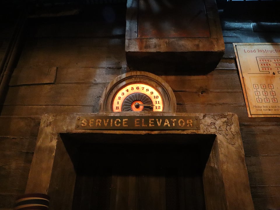 The Tower of Terror Elevator