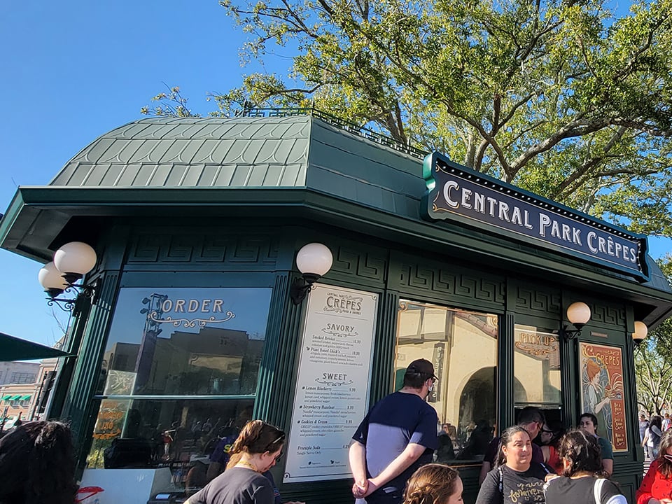 Central Park Crepes Eatery Universal Orlando