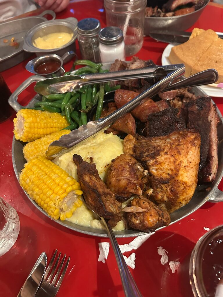 Family style dining at the Whispering Canyon Cafe at Wilderness Lodge Resort. (©John Gullion/Hey Orlando).