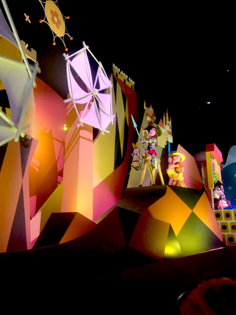 Don Quixote and Pancho ride again inside It's a Small World. (© John Gullion/Hey Orlando).