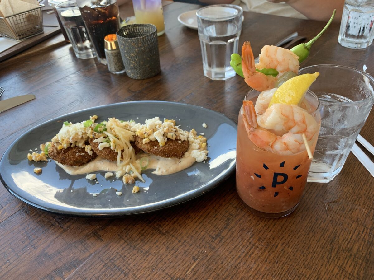 Say yes to Crab cakes and a Bloody Mary at Paddlefish at Disney. (© John Gullion/Hey Orlando).
