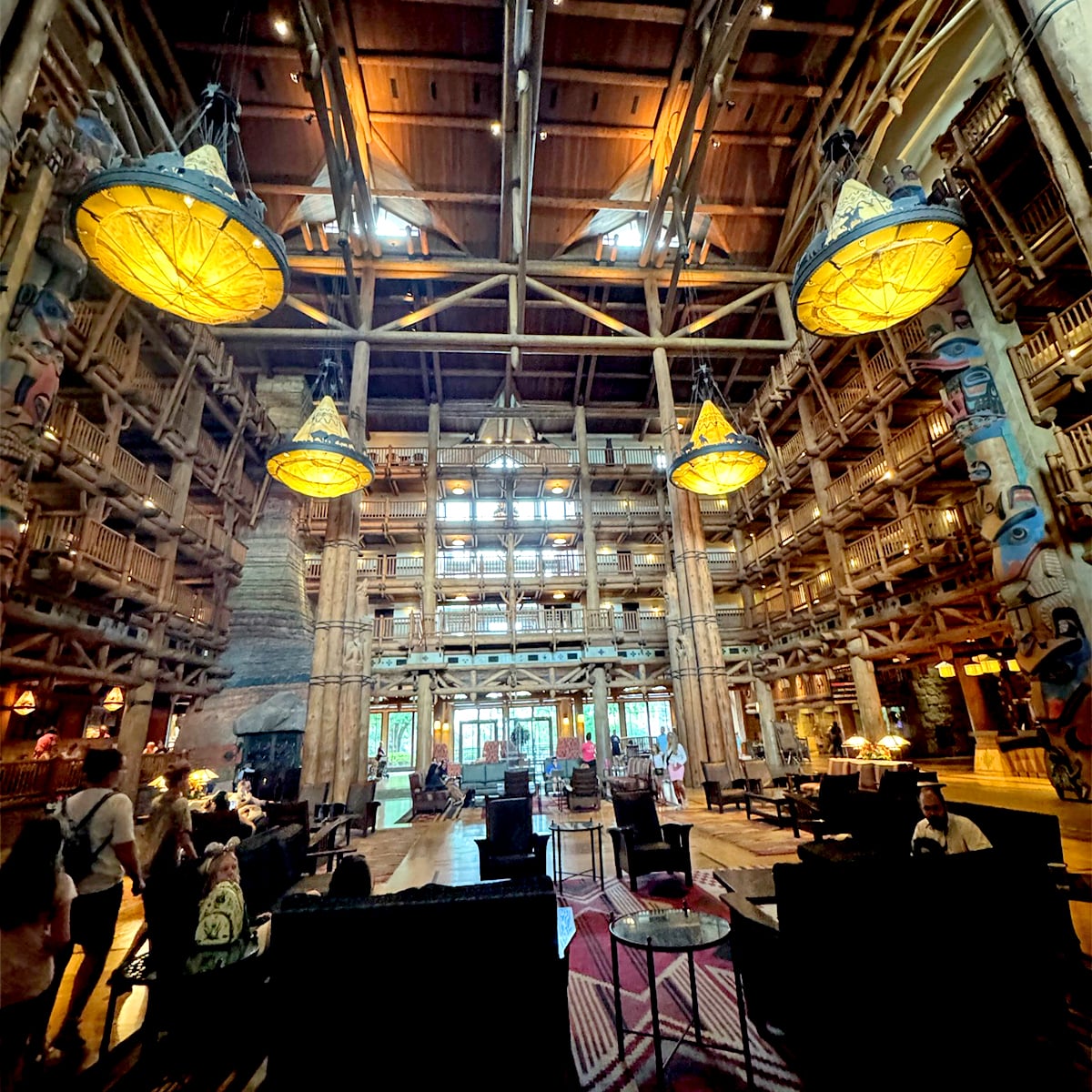 Inside Wilderness Lodge. (©John Gullion/Hey Orlando).