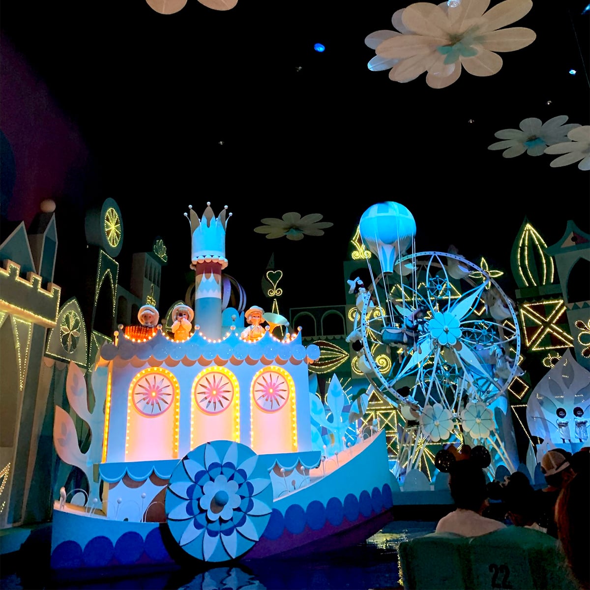 Inside It's a Small World in the Magic Kingdom at Disney World. (©John Gullion/Hey Orlando).