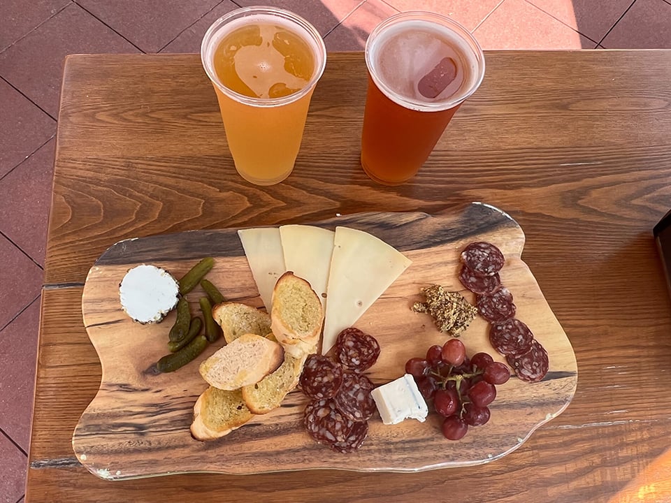 a baseline tap house cheese plate