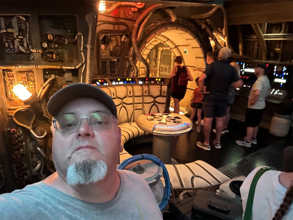john gullion at smugglers run at hollywood studios